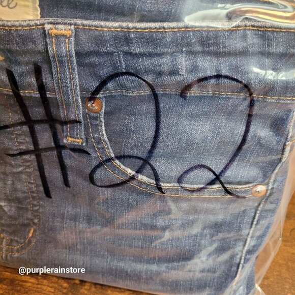 Madewell Jeans 27 Curvy High Rise Skinny Moreaux Wash AA621 Tummy Control - Picture 13 of 13